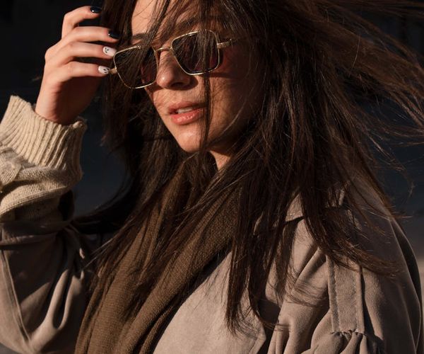 Smiling person feeling fresh and energetic after practice